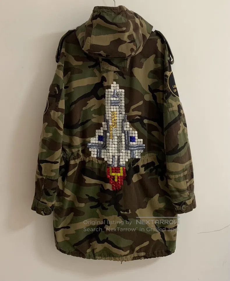 Saint Laurent Paris Saint Laurent Paris Camouflage four-pocket rocket coat Size US M / EU 48-50 / 2 - 1 Thumbnail