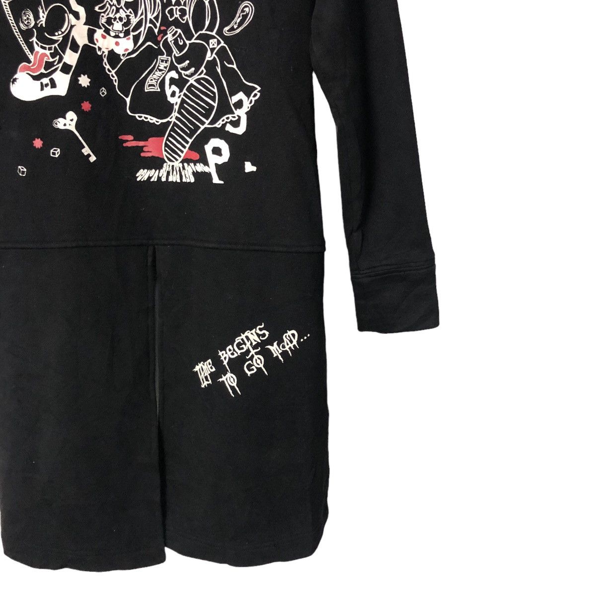 Seditionaries Vintage Sex Pot Revenge Punk Big Print Zipped Hoodie Fashion Size S / US 4 / IT 40 - 7 Thumbnail