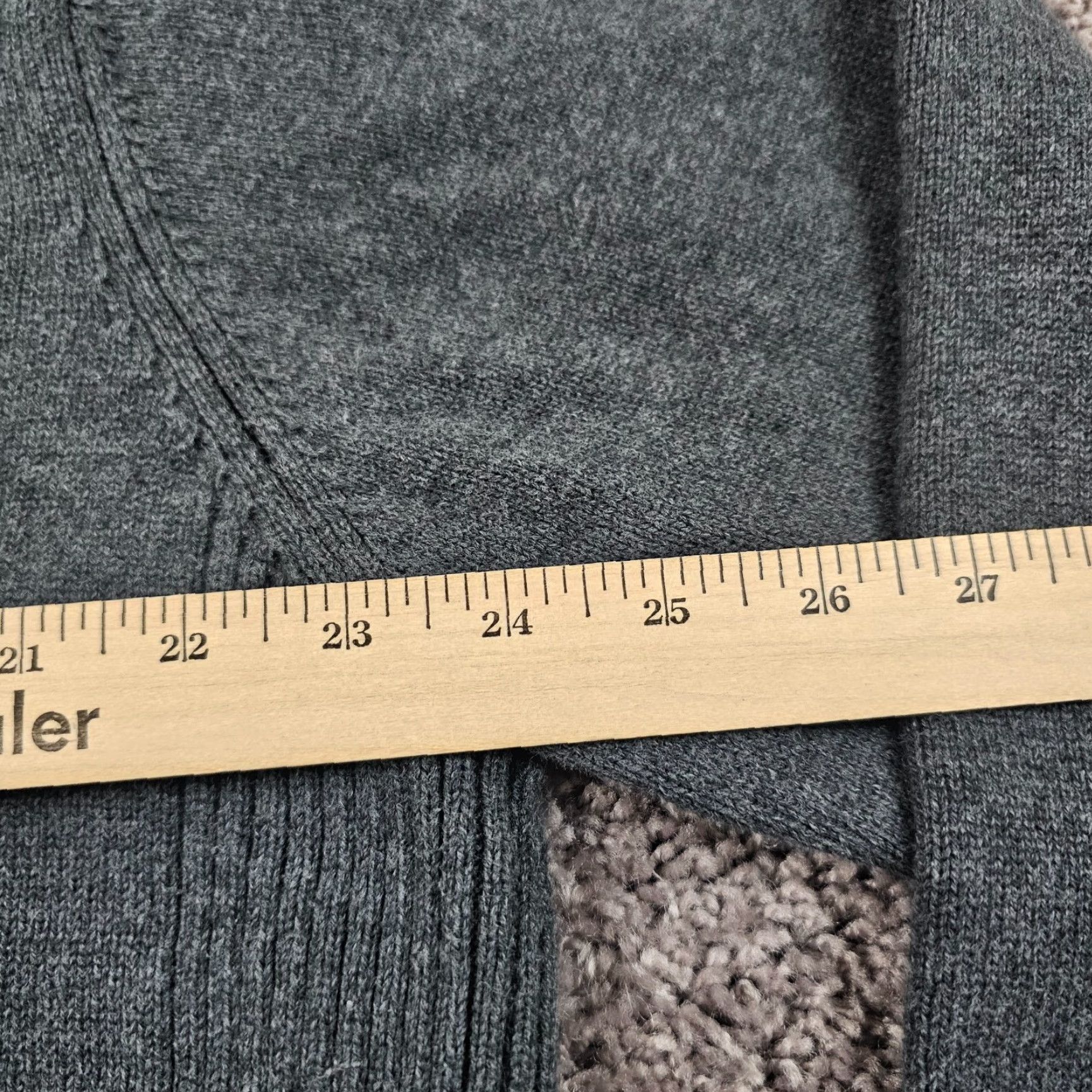 Tommy Hilfiger VINTAGE Tommy Hilfiger Sweater Mens XL Gray 1/4 Zip Mock Neck Knit Cotton Pullover £?? Size US XL / EU 56 / 4 - 5 Thumbnail