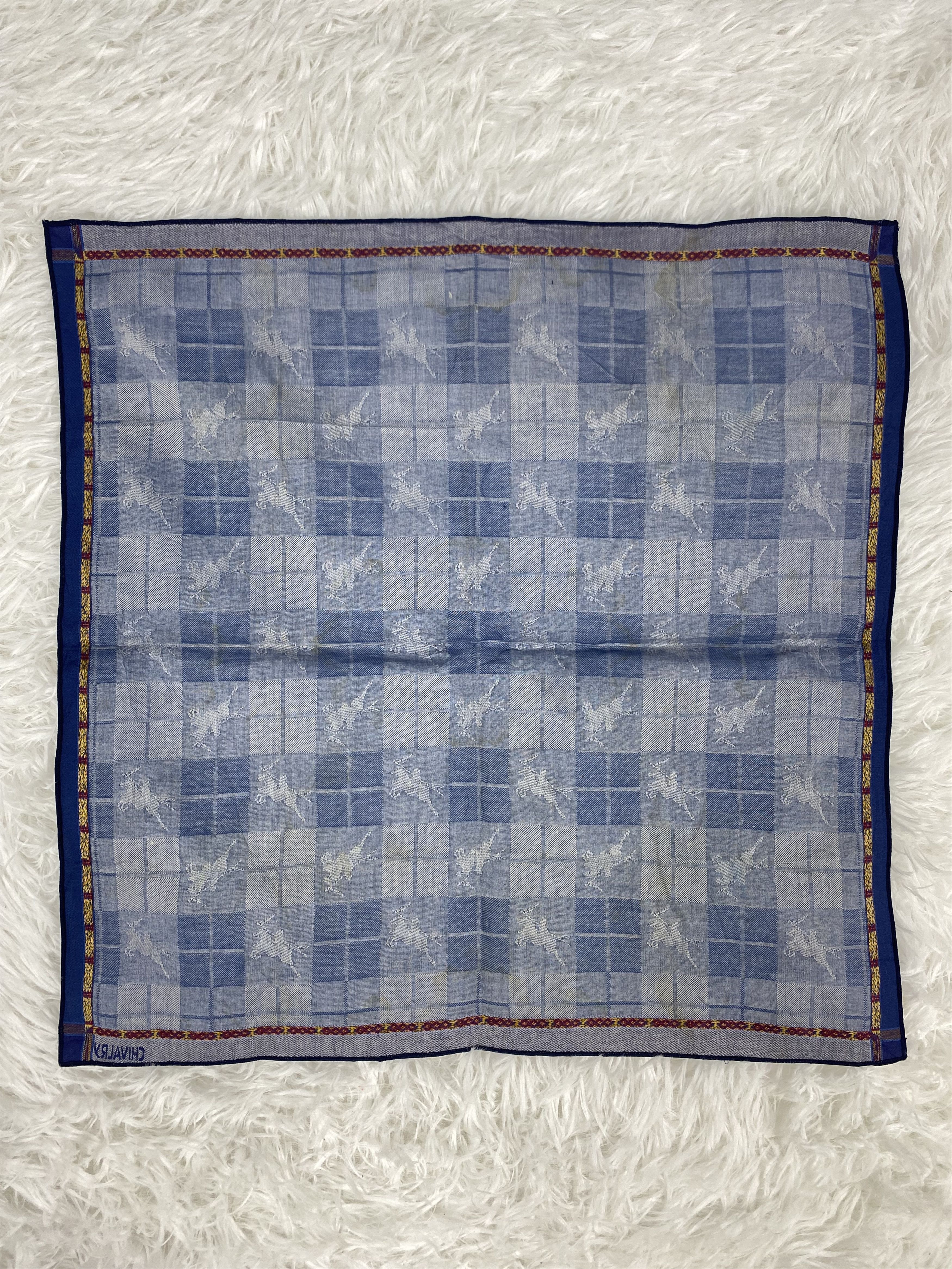 Vintage Vintage Chivalry Handkerchief Neckerchief PH0943 Size ONE SIZE - 4 Thumbnail