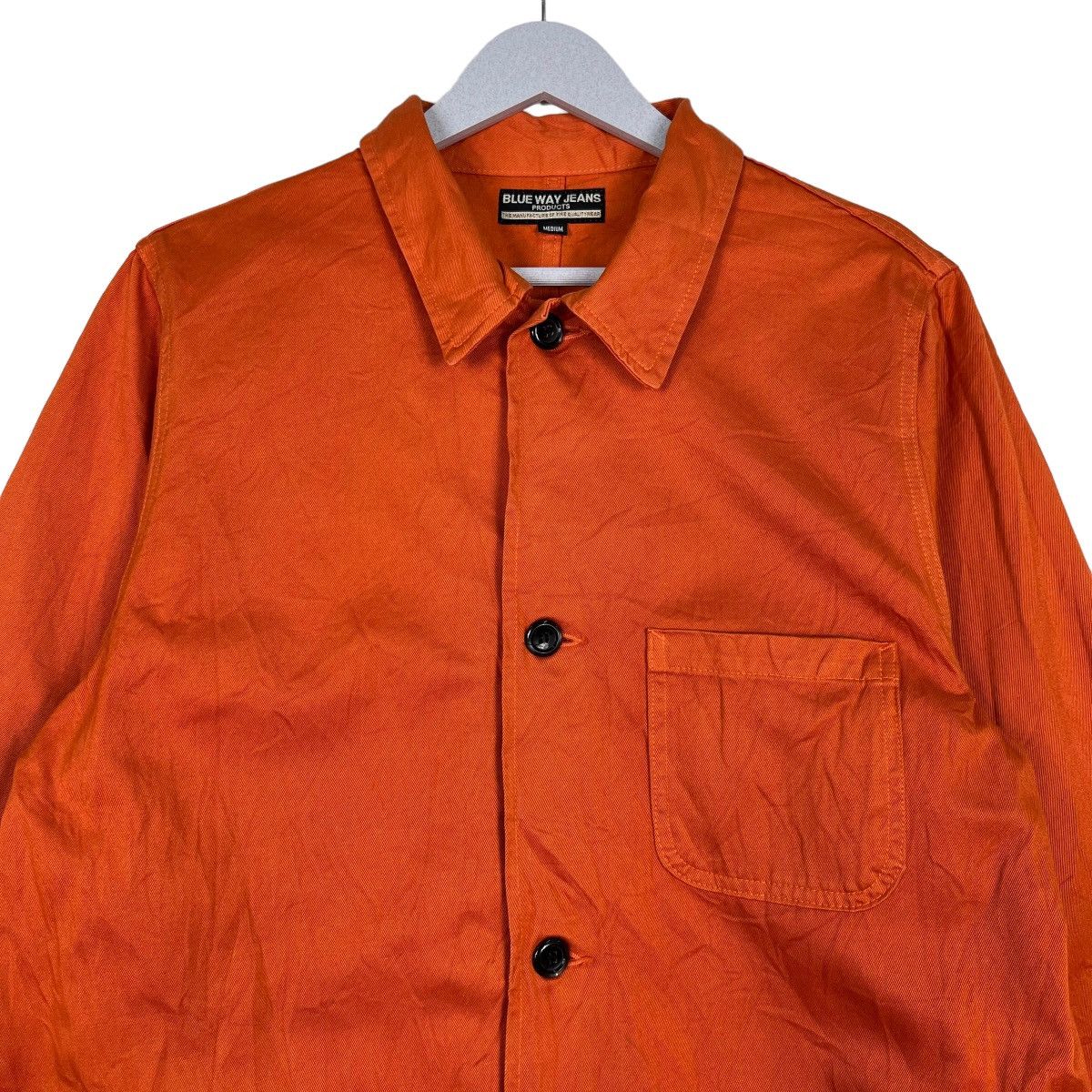 45rpm 🔥 BLUE WAY JEANS CHORE JACKET MADE IN JAPAN Size US M / EU 48-50 / 2 - 3 Thumbnail