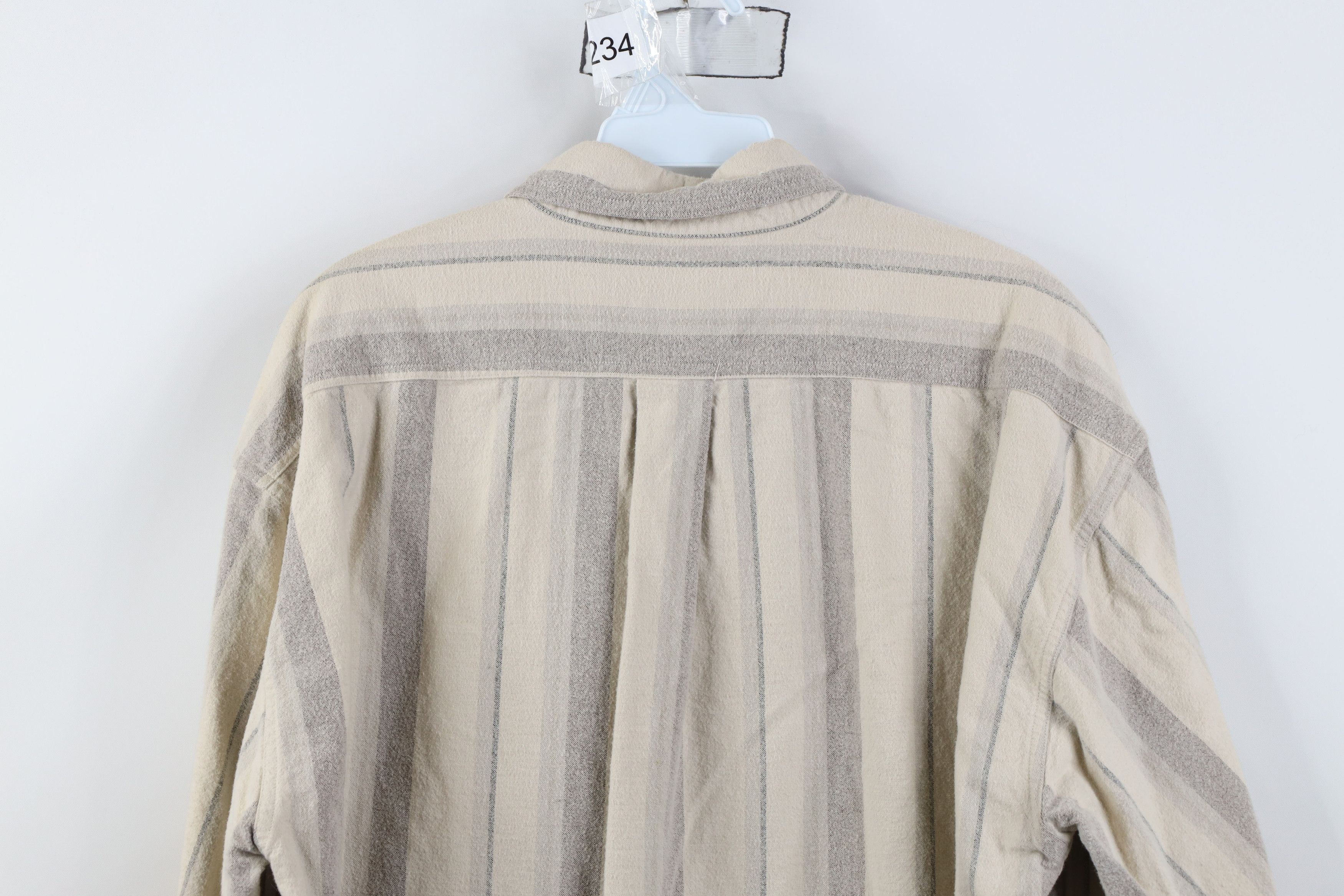 Vintage Vintage 90s Streetwear Chamois Cloth Button Down Shirt Size US L / EU 52-54 / 3 - 14 Thumbnail
