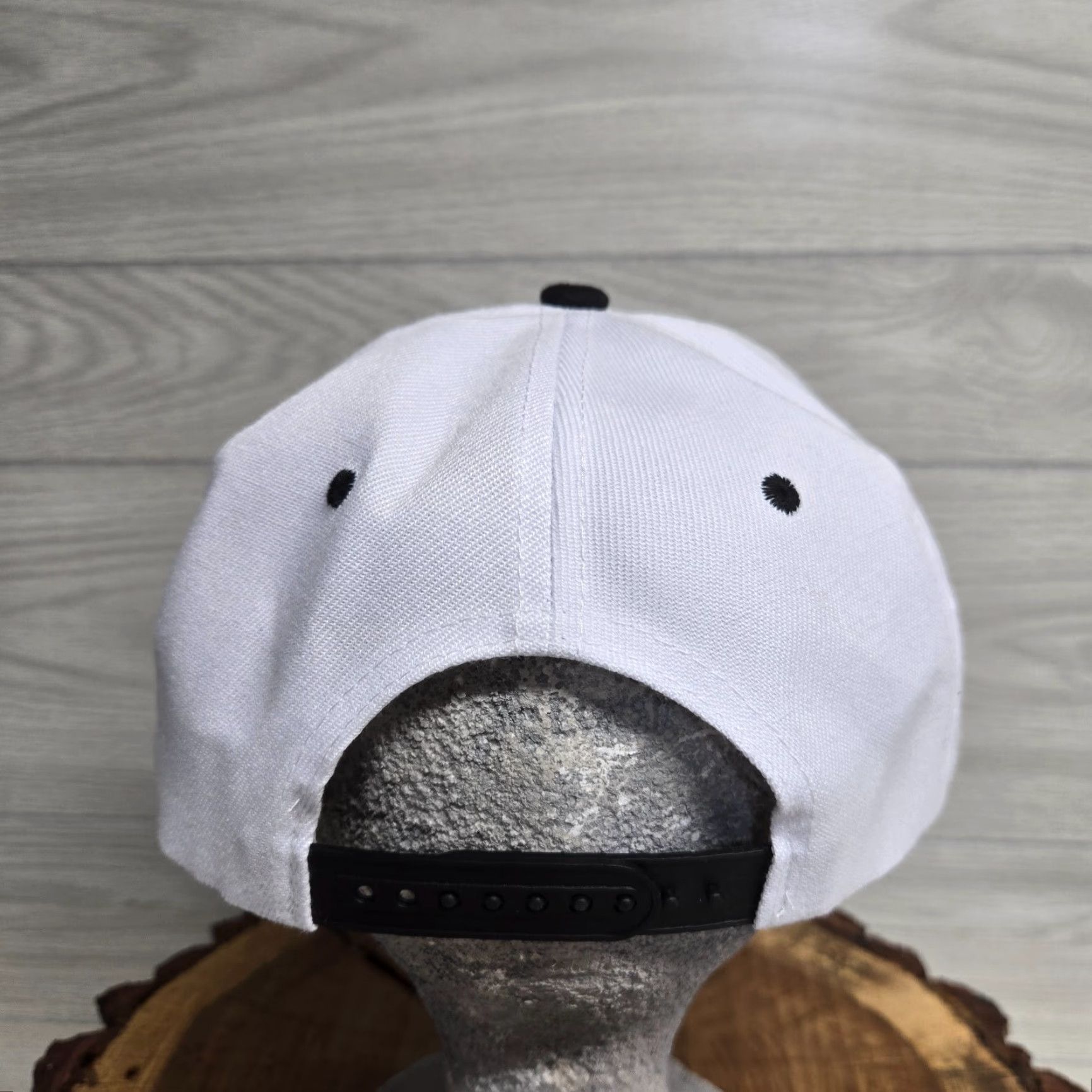 Vintage Embroidered Hat Men One Size White Pot Leaf Adjustable Hip-Hop Baseball Cap Snapback Size ONE SIZE - 3 Thumbnail