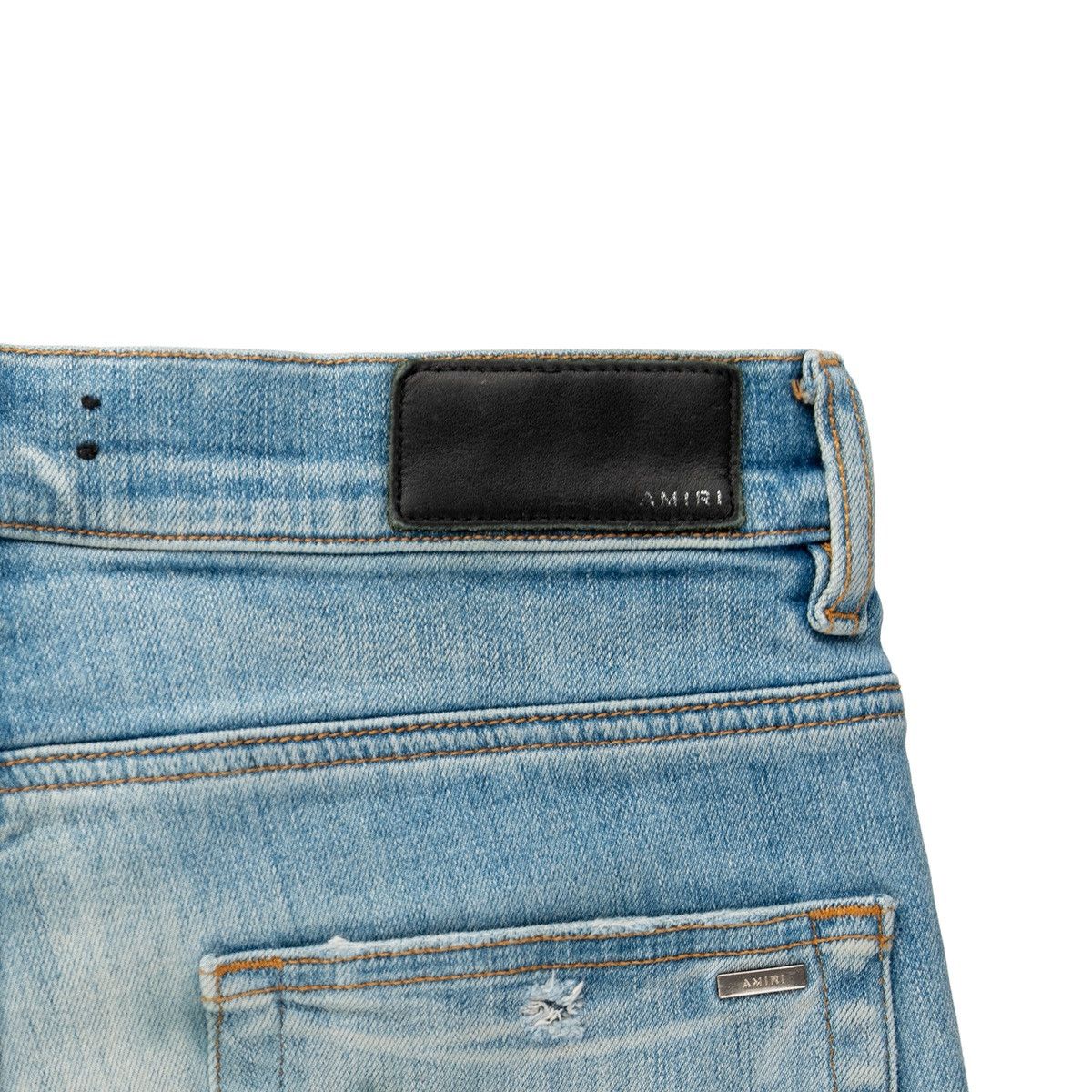 Amiri Amiri MX1 Suede Patch Jeans Clay Indigo Red Size US 30 / EU 46 - 4 Thumbnail