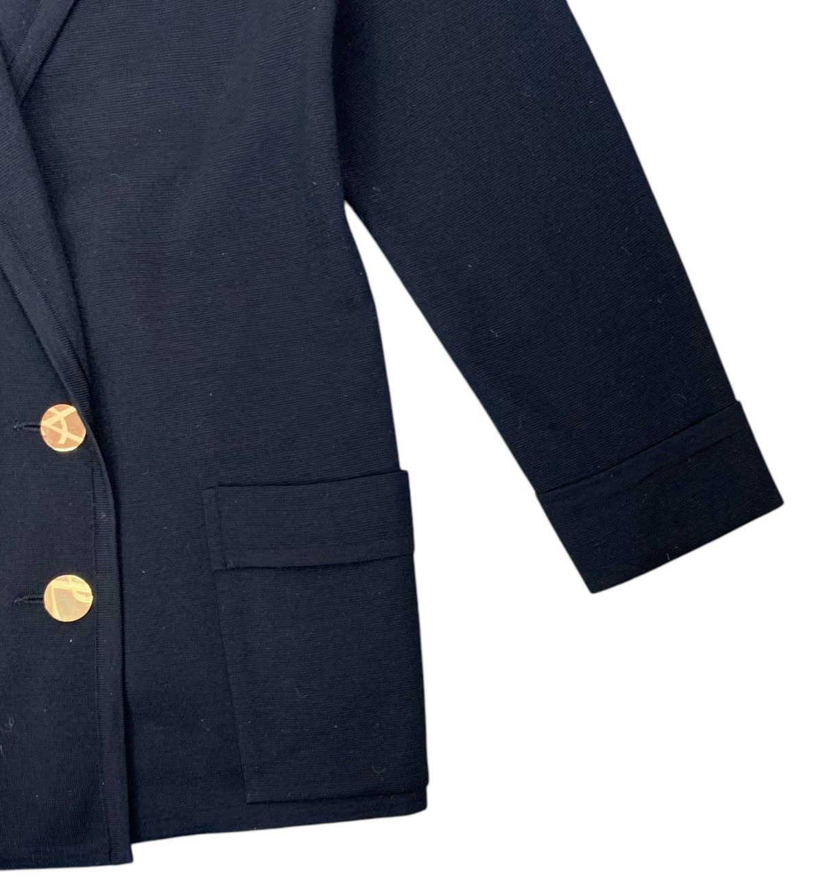 Yves Saint Laurent VINTAGE YVES SAINT LAURENT GOLD BUTTON COAT WOMEN Size M / US 6-8 / IT 42-44 - 6 Thumbnail