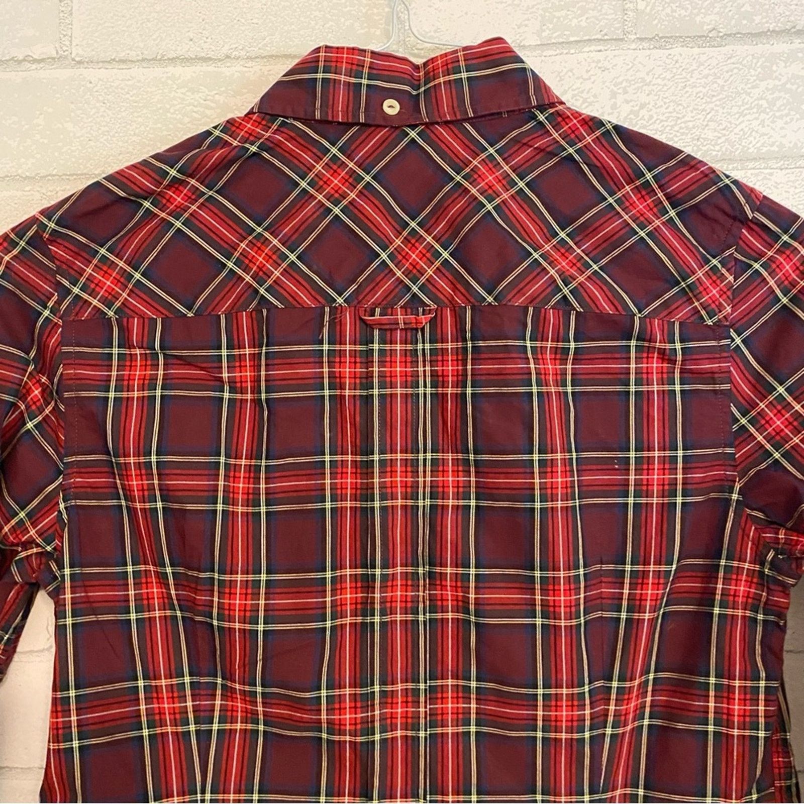 Fred Perry Fred Perry Reissues Womens Button Down Tartan Shirt RED 6/8 Size M / US 6-8 / IT 42-44 - 8 Thumbnail