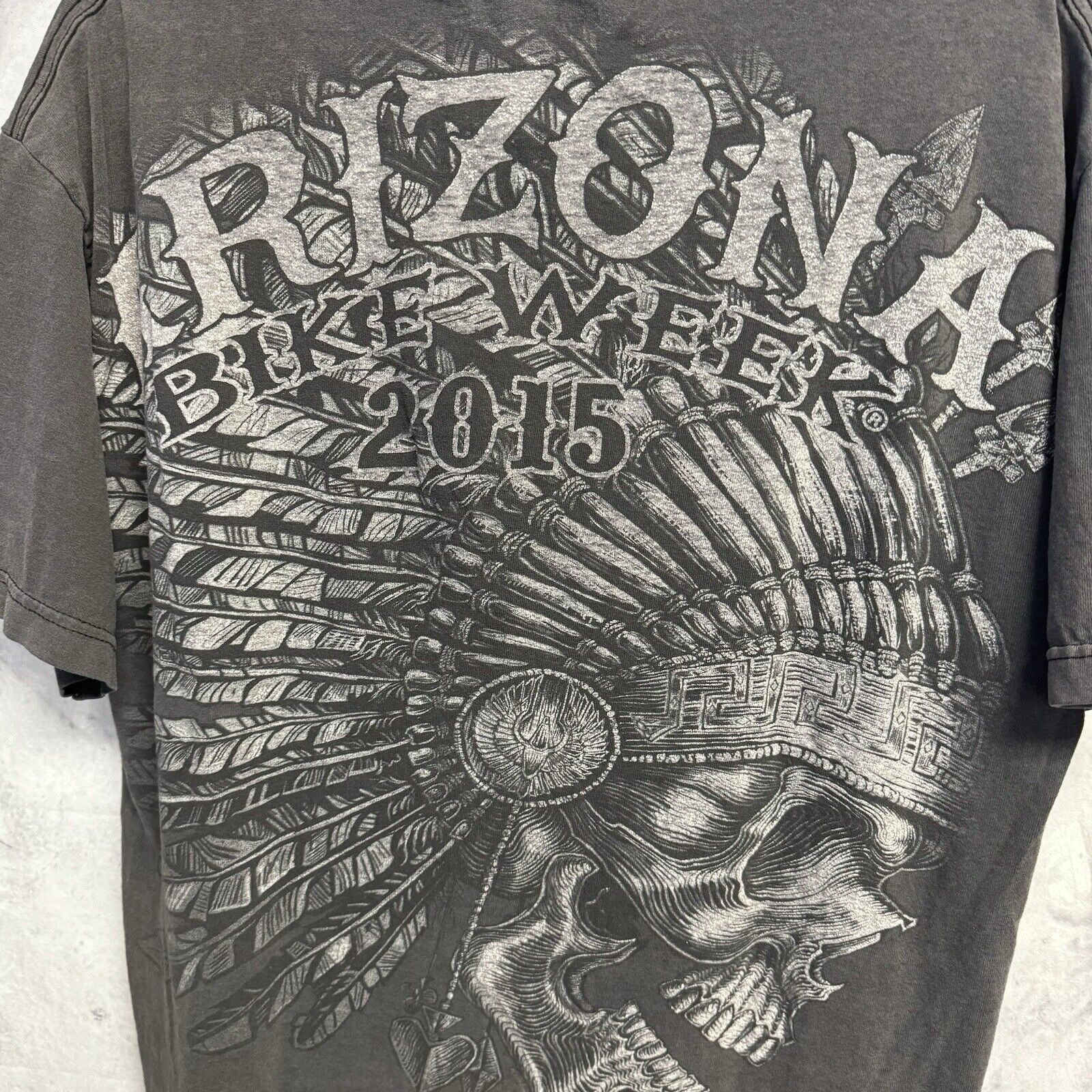 Other Arizona Bike Week T Shirt Mens L Black Hot Leathers Faded Bl Size US L / EU 52-54 / 3 - 10 Thumbnail