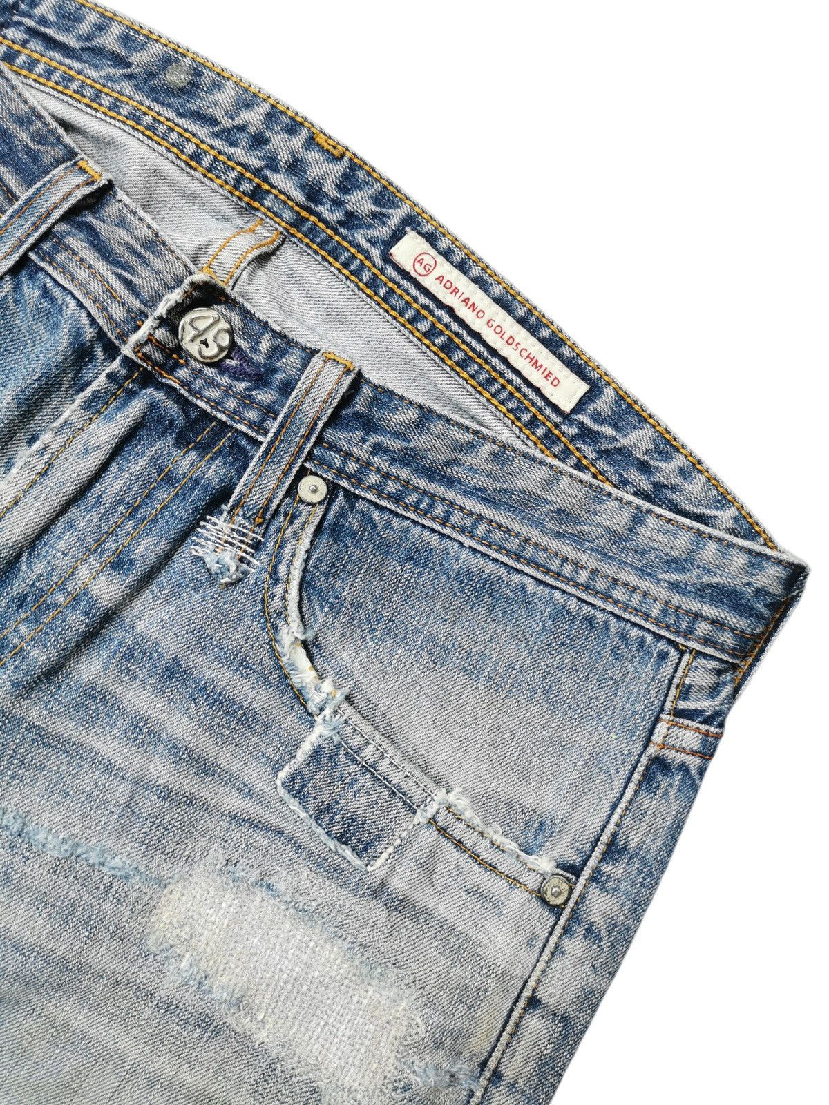 AG Adriano Goldschmied Ag Adriano Goldschmied Patches Patchwork Style Undercover Size US 32 / EU 48 - 7 Thumbnail