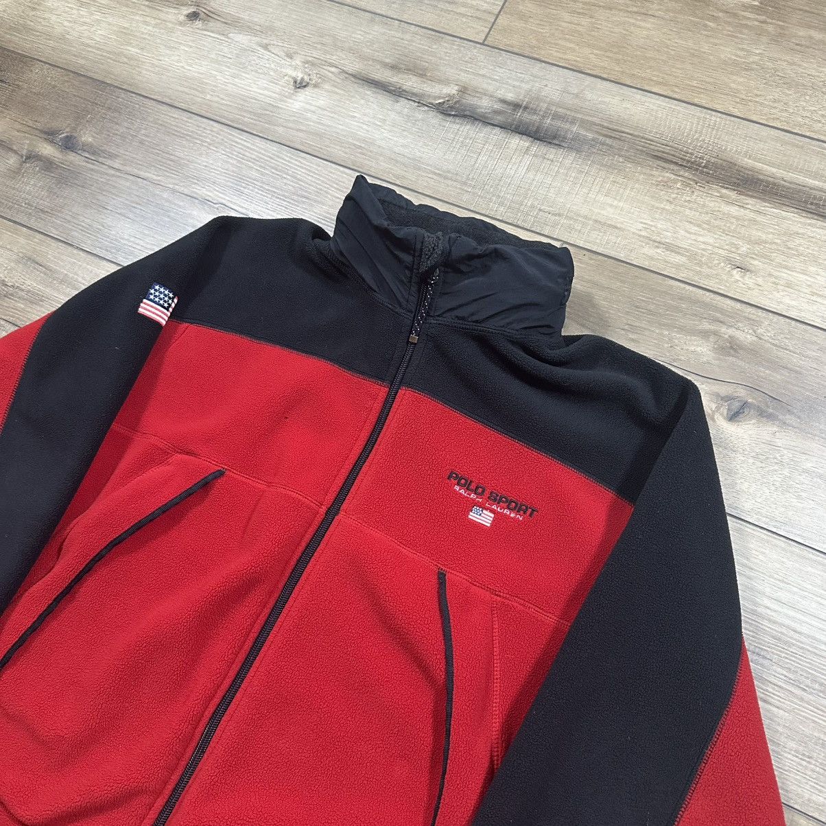 Ralph Lauren Vintage 90s Polo Sport Ralph Lauren Polartec Fleece Jacket Size US S / EU 44-46 / 1 - 3 Thumbnail