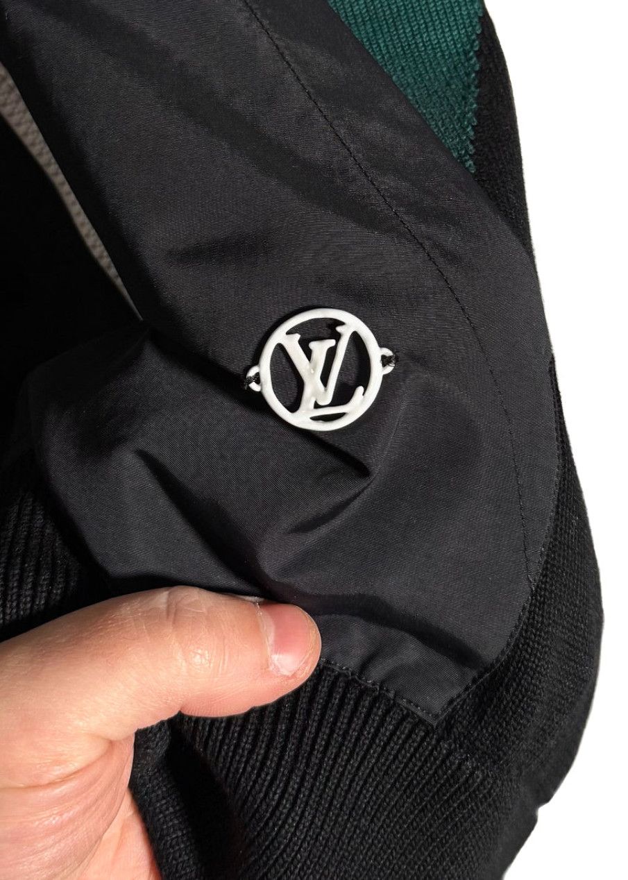 Louis Vuitton Louis Vuitton SS23 Green Black Colourblock Hybrid Zip Hoodie Size US XL / EU 56 / 4 - 4 Thumbnail