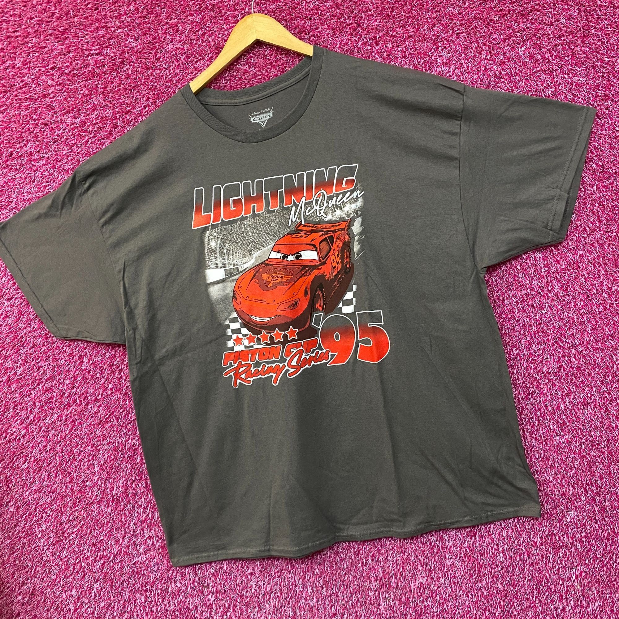 Disney Disney Pixar Cars Lightning McQueen Piston Cup 95 T-Shirt 3X Size US XXL / EU 58 / 5 - 3 Thumbnail
