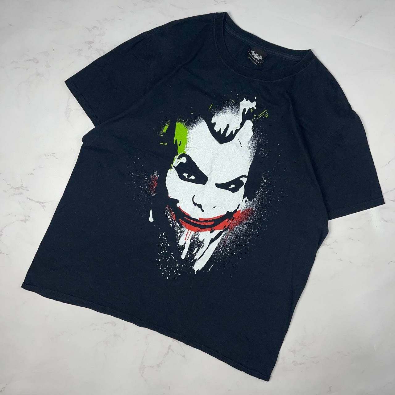 Vintage DC Comics Mens Joker Big Face T-shirt Black Sizes L Size US L / EU 52-54 / 3 - 1 Thumbnail