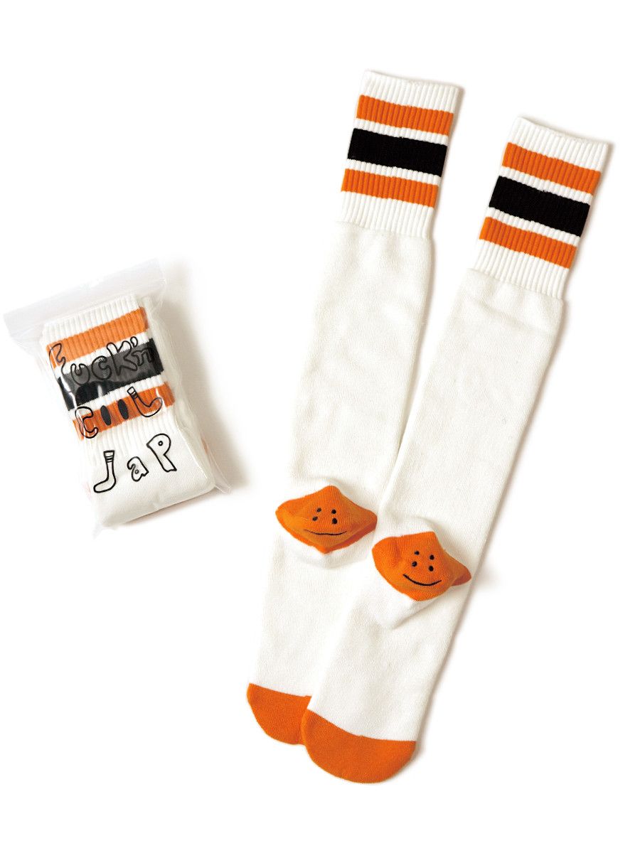 Kapital Kapital 144 HAPPY HEEL embroidery skaters knee high Size ONE SIZE - 1 Preview