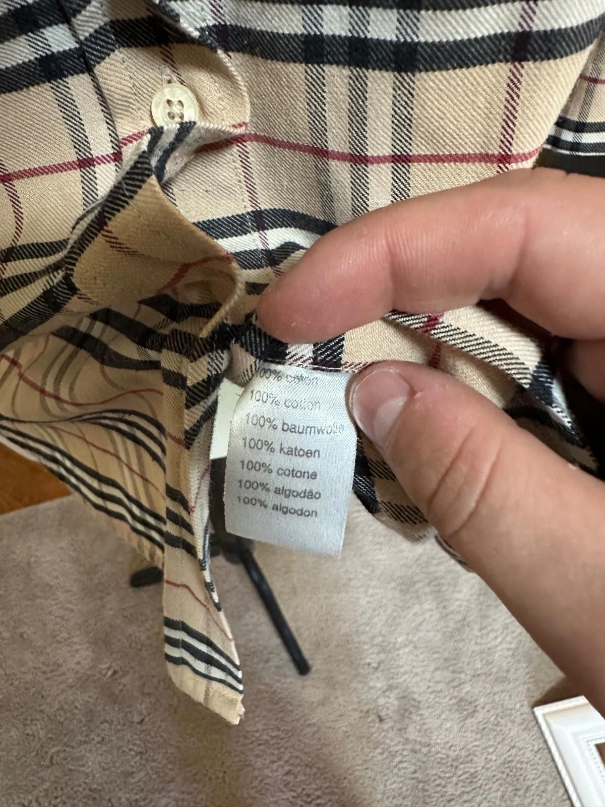 Burberry Women's BURBERRY London Nova Check Cotton Shirt Button-Up Size XL / US 12-14 / IT 48-50 - 10 Thumbnail