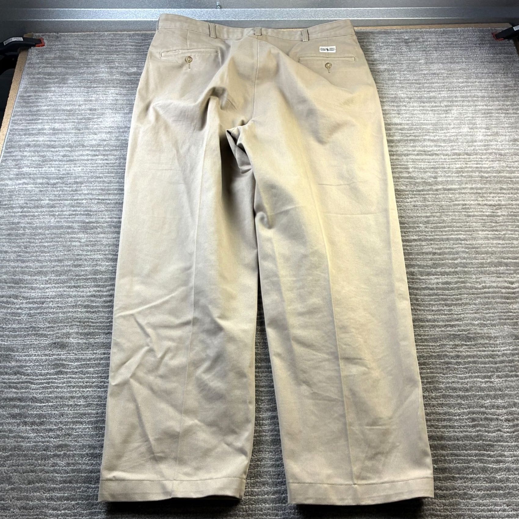 Polo Ralph Lauren Polo Ralph Lauren Pants Mens 38x30 Chino Twill Regular Beige Vintage Andrew Size US M / EU 48-50 / 2 - 2 Thumbnail