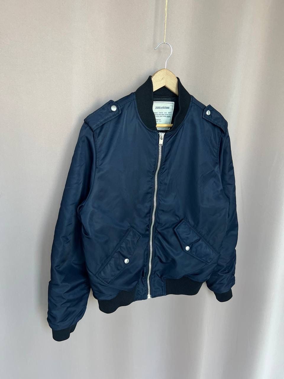 Zadig & Voltaire Zadig & Voltaire Benet Twill Bomber Men's Size L Jacket Size US L / EU 52-54 / 3 - 5 Thumbnail