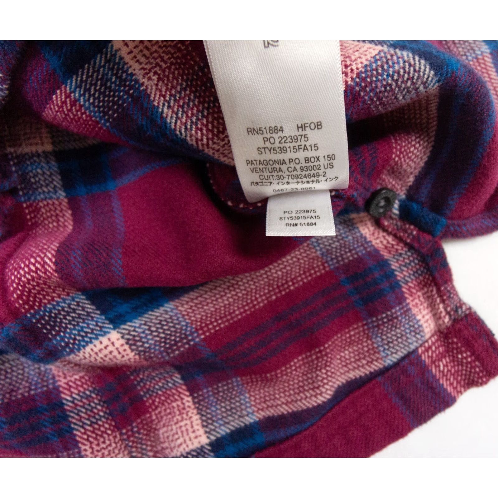 Patagonia Patagonia Women's Long Sleeve Fjord Flannel Red Check Shirt 4 Button-Up Size S / US 4 / IT 40 - 7 Thumbnail
