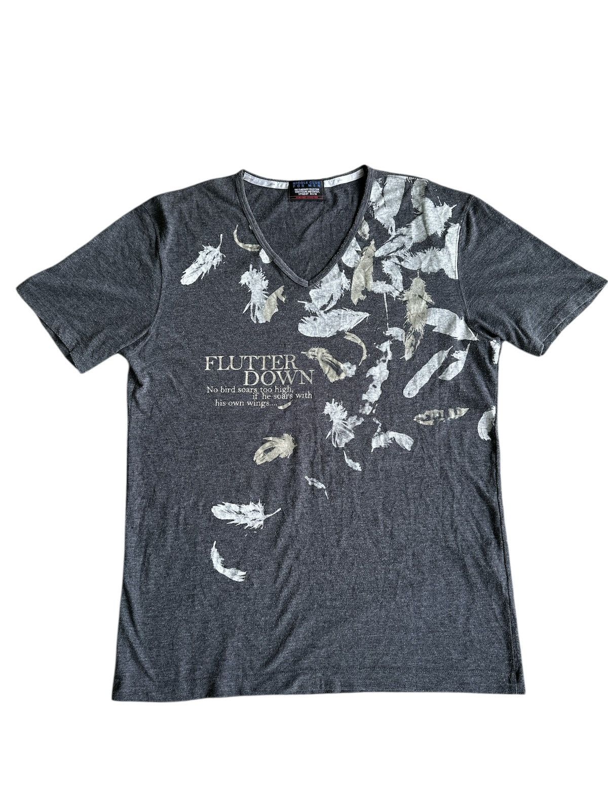 Kapital Nicole Club For Men V Neck Tee. Size US L / EU 52-54 / 3 - 1 Thumbnail