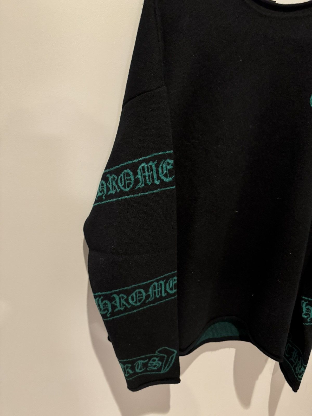 Chrome Hearts Cashmere Black/Green Chrome Hearts Sweater Size US L / EU 52-54 / 3 - 2 Thumbnail