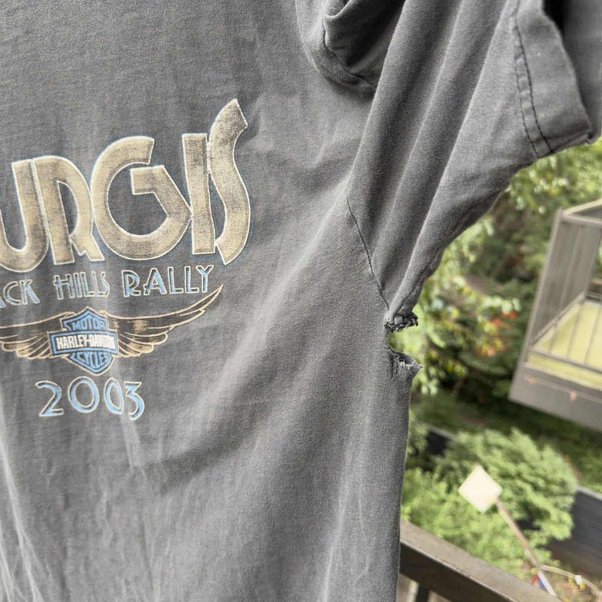 Harley Davidson Sturgis Harley Shirt Thrashed Faded Distressed ERD Grunge Size US XL / EU 56 / 4 - 7 Thumbnail