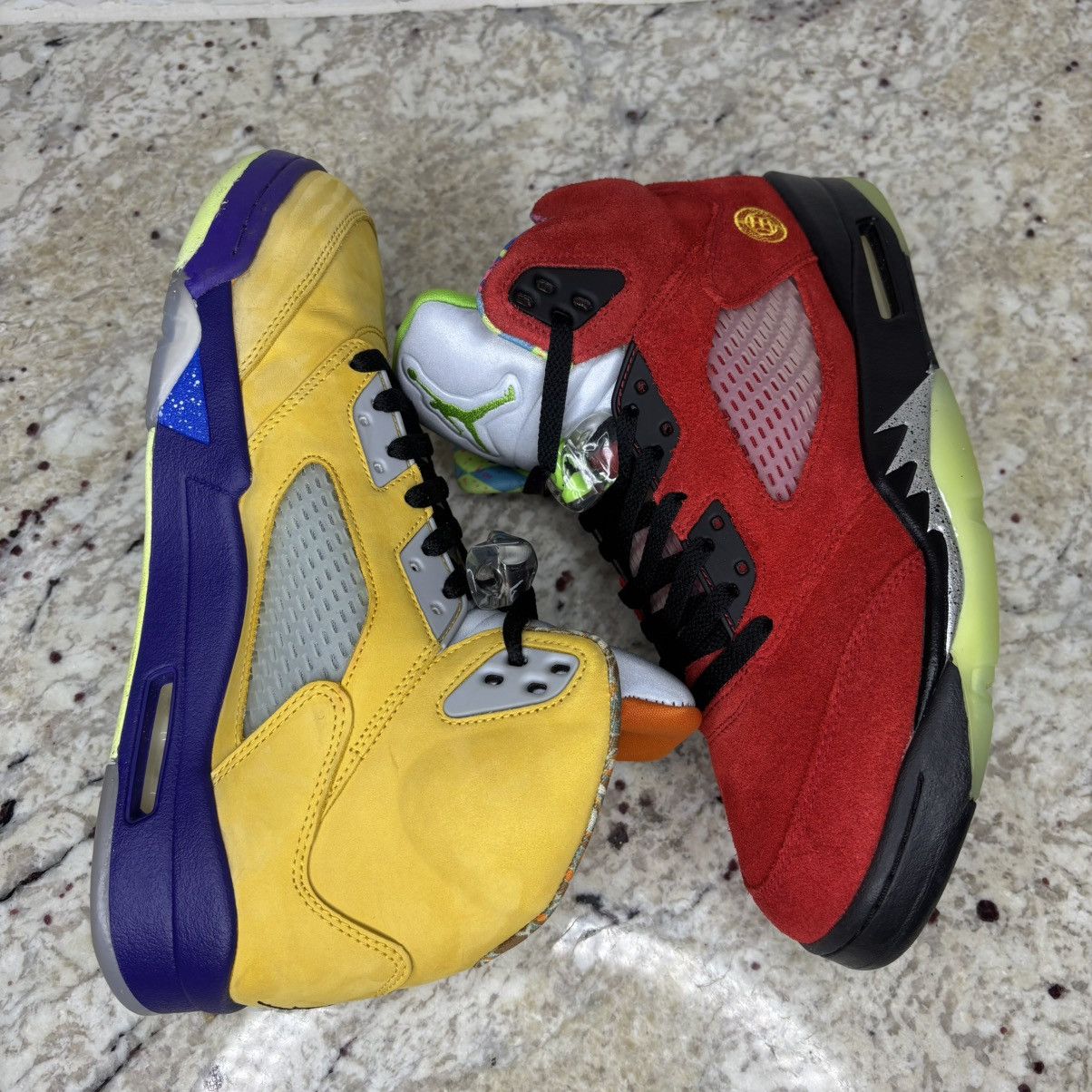 Jordan Brand Size 10 - Jordan 5 Retro What The Gently Worn No Box Size US 10 / EU 43 - 13 Thumbnail