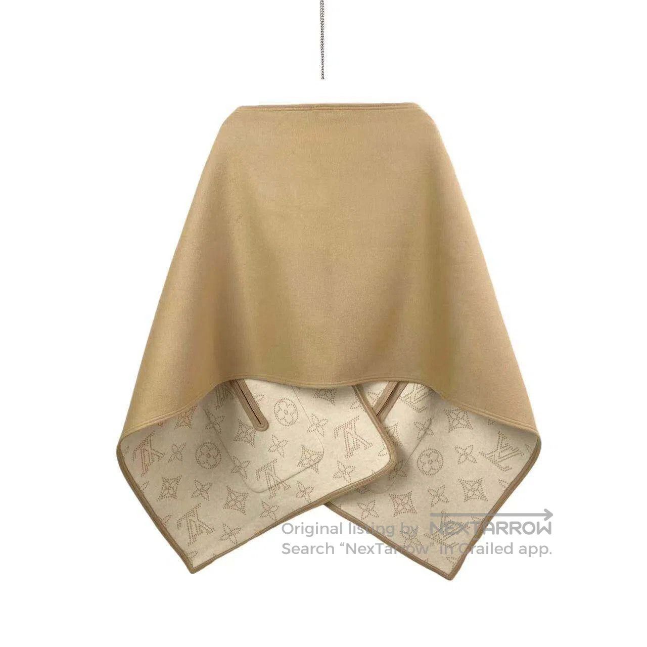 Louis Vuitton Louis Vuitton 24ss presbyon full print double-sided cloak Size ONE SIZE - 2 Thumbnail