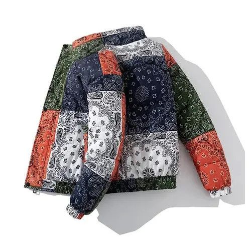 Vintage Winter Wear Bandana Patch Puffed Jacket Size US XL / EU 56 / 4 - 3 Thumbnail