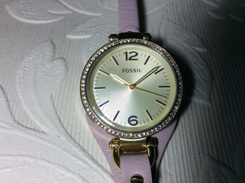 Fossil Fossil ladies silver dial leather strap watch Size ONE SIZE - 3 Thumbnail