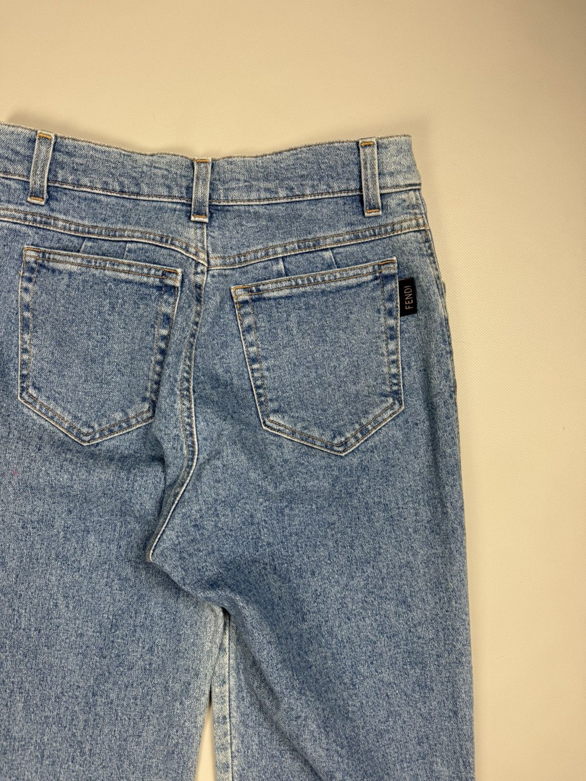 Fendi × Vintage Fendi Vintage Ladies Denim Jeans Size 31" - 24 Thumbnail