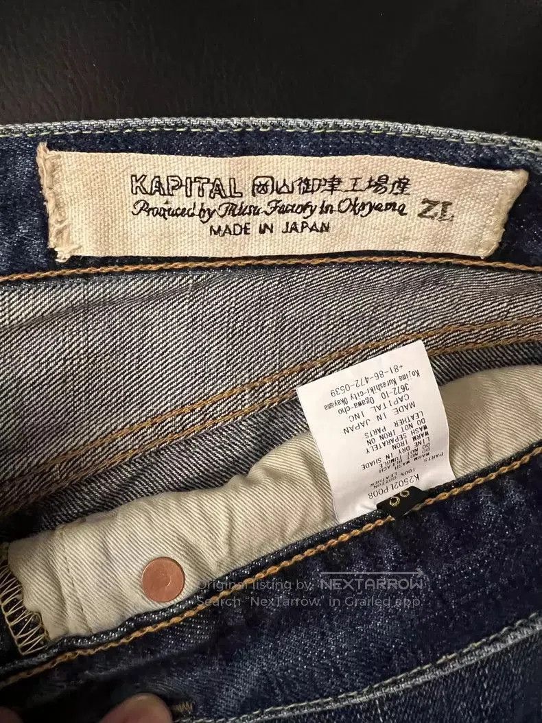 Kapital Kapital 5P Monkey TH Washed Jeans. Size US 38 / EU 54 - 6 Thumbnail
