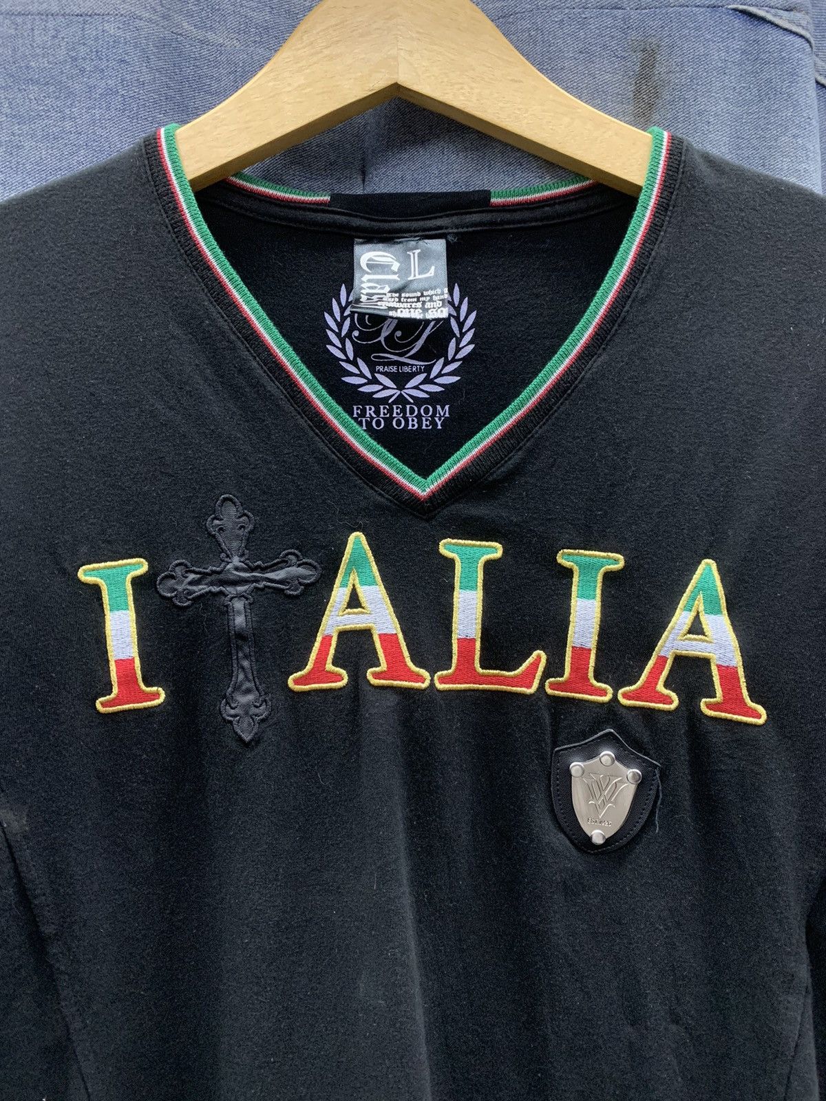 Hysteric Glamour × If Six Was Nine × Japanese Brand ITALIA FreedoM to obey criss cross style Size US M / EU 48-50 / 2 - 4 Thumbnail
