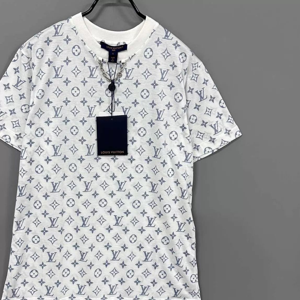 Louis Vuitton Louis Vuitton Chain Print Short Sleeve Tee S Size S / US 4 / IT 40 - 1 Thumbnail