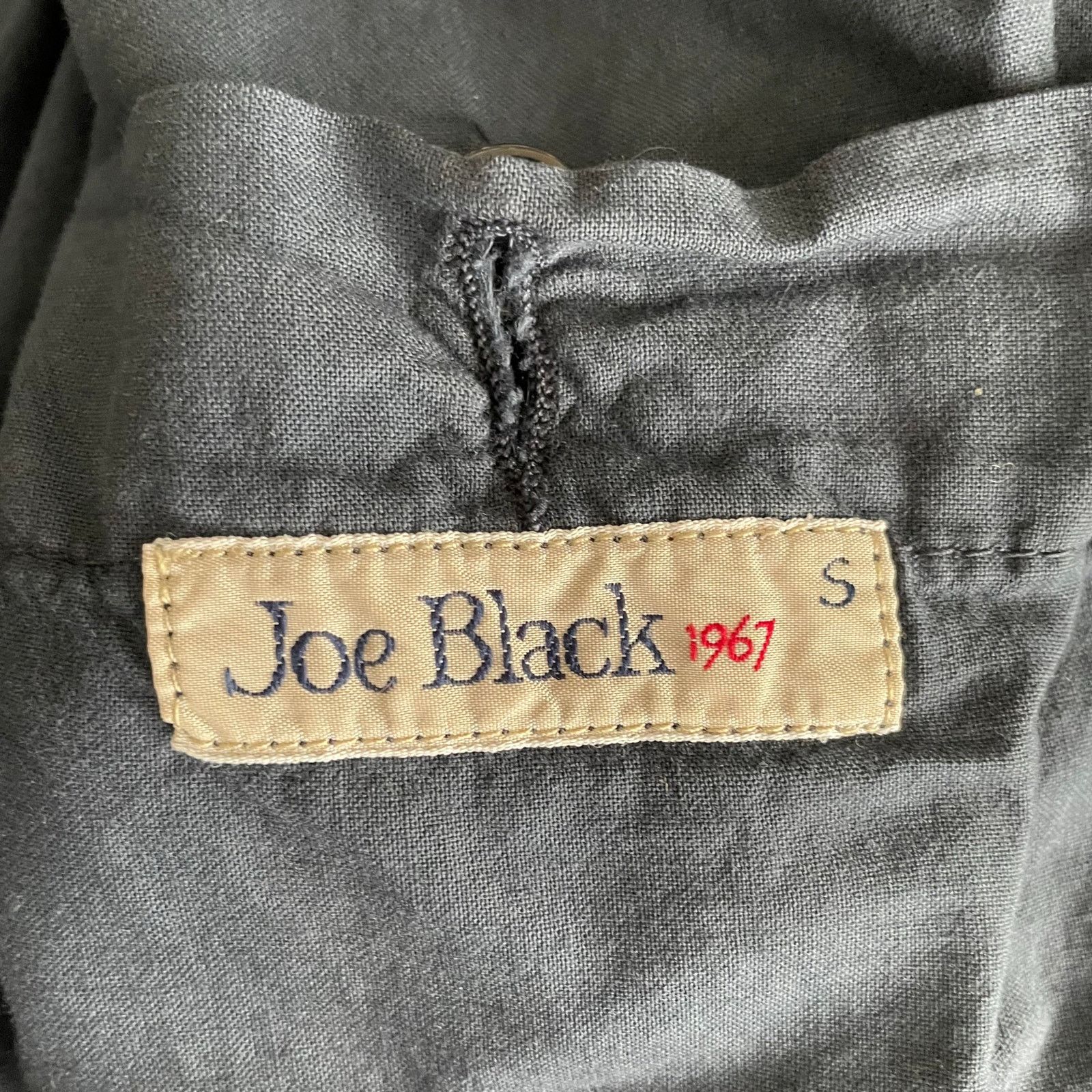 Vintage Joe Black Cotton Distressed Navy Jacket Sport Coat S Italian Size US S / EU 44-46 / 1 - 9 Thumbnail