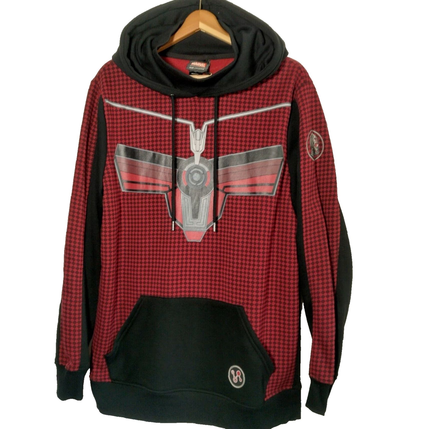 Vintage VINTAGE Marvel Ant Man Quantumania Hoodie Shirt M Red Checkered Cosplay Pullover Hooded Sweatshirt Mens Size US M / EU 48-50 / 2 - 2 Thumbnail