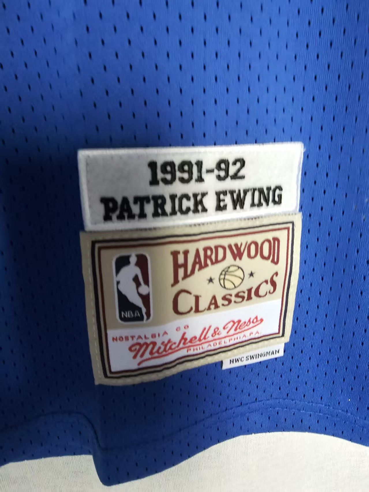 NBA New York Knicks #33 Patrick Ewing Jersey Double Stitched Size US M / EU 48-50 / 2 - 4 Thumbnail