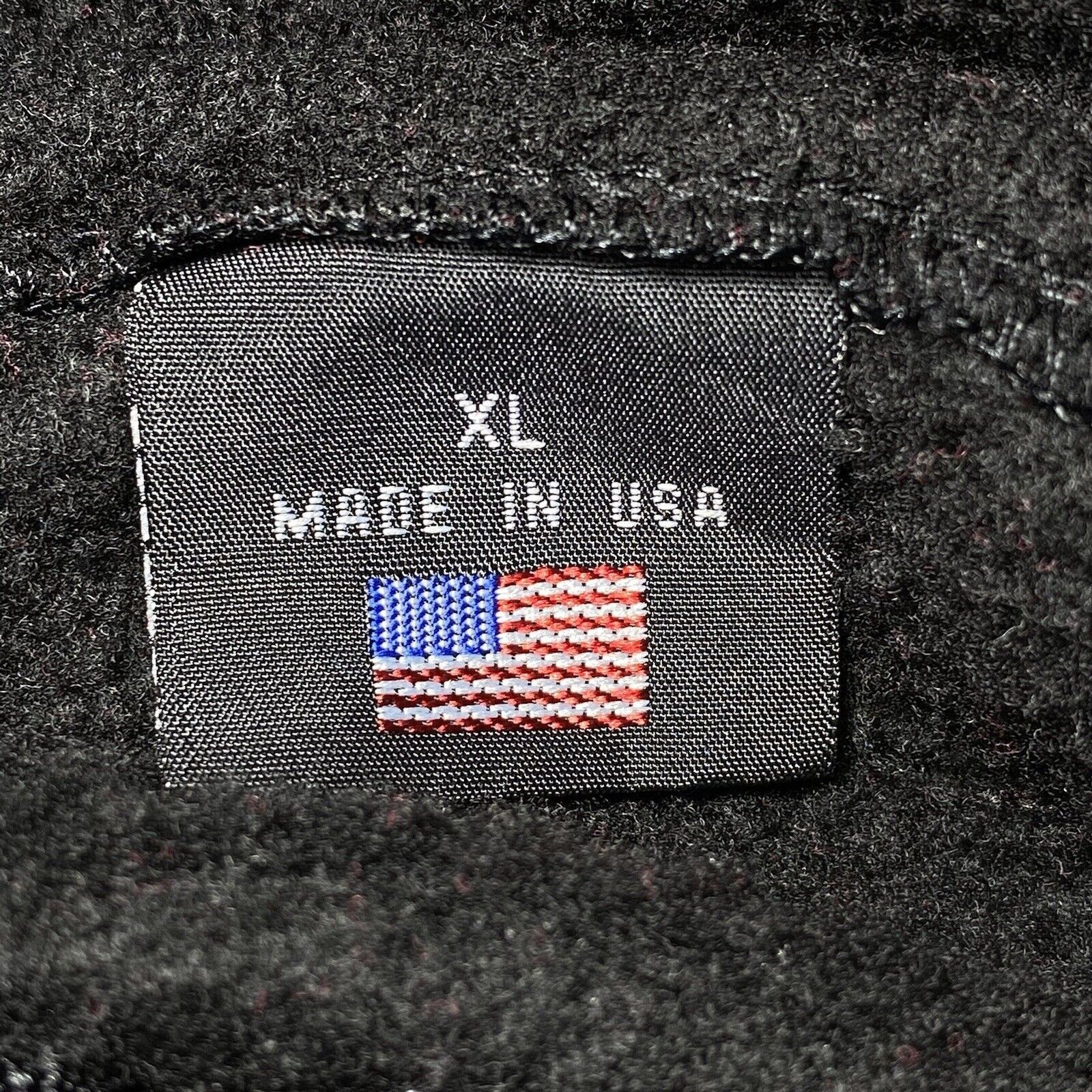 Other Olympics Torch XL Black Fleece Full Zip Sweatshirt USA Made Size XL / US 12-14 / IT 48-50 - 9 Thumbnail