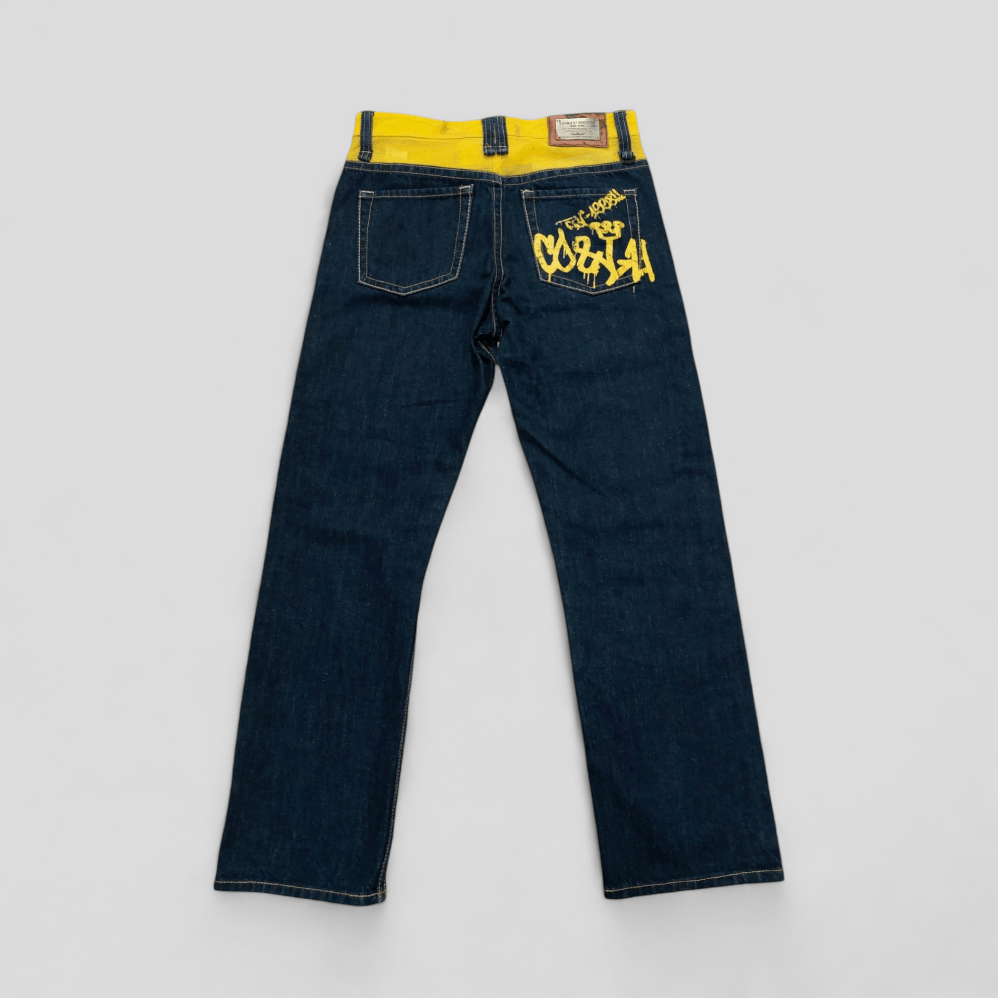 Japanese Brand Japanese Co & Lu Pocket Logo Jeans Size US 31 - 1 Thumbnail