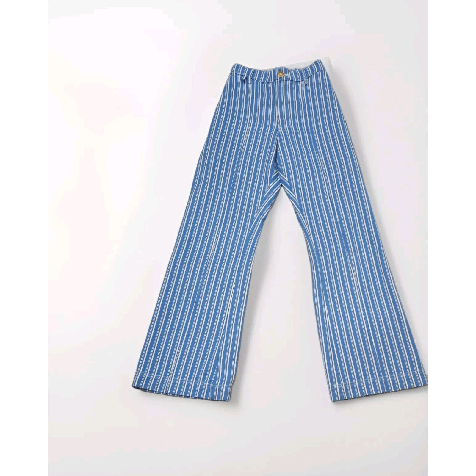 Big Bud Press Big Bud Press Western Pants Made L.A. Striped Wide XXS Size 24" / US 00 / IT 34 - 3 Thumbnail