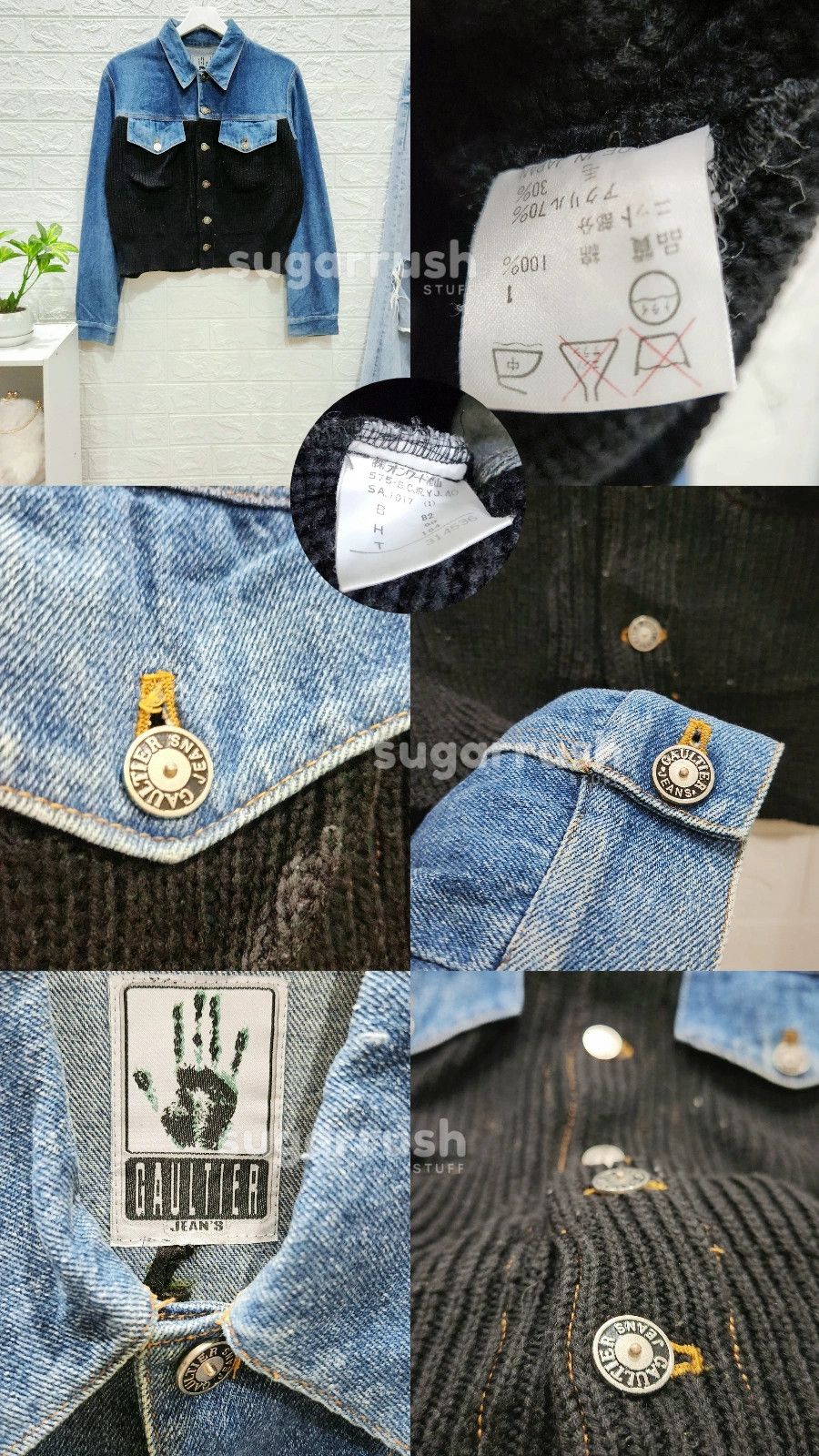 Jean Paul Gaultier JEAN PAUL GAULTIER DENIM JEANS JACKET MIX JNIT Size ONE SIZE - 1 Thumbnail