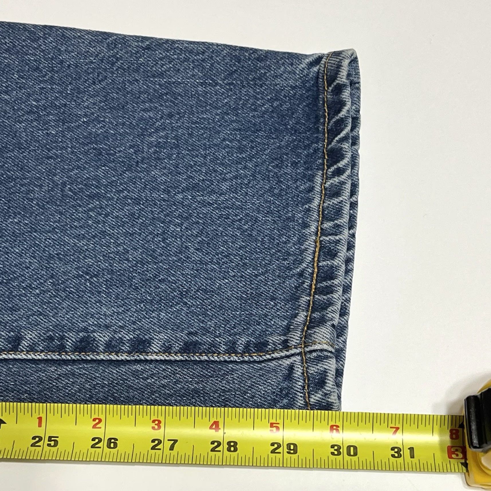 Levi's VINTAGE Levi's 550 Jeans Women 12 30x30 Blue Denim NWT Y2K Relaxed Classic 5-Pocket Button Zip High Rise,Tapered Mens Girls Womens Size 34" / US 12 / IT 48 - 6 Thumbnail