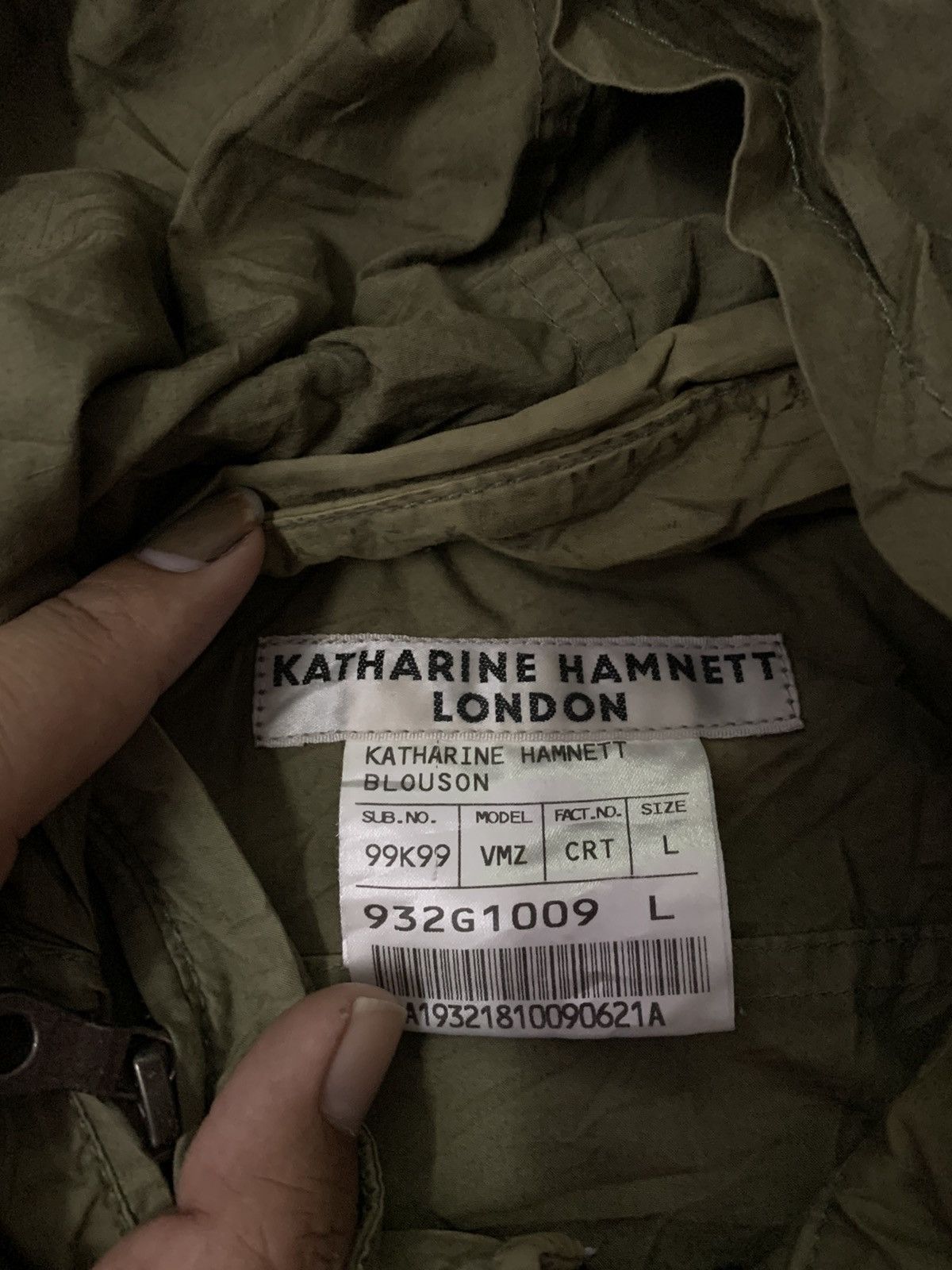 Designer × Katharine Hamnett London Katharine Hamnett London Blouson Jacket Size US L / EU 52-54 / 3 - 6 Thumbnail