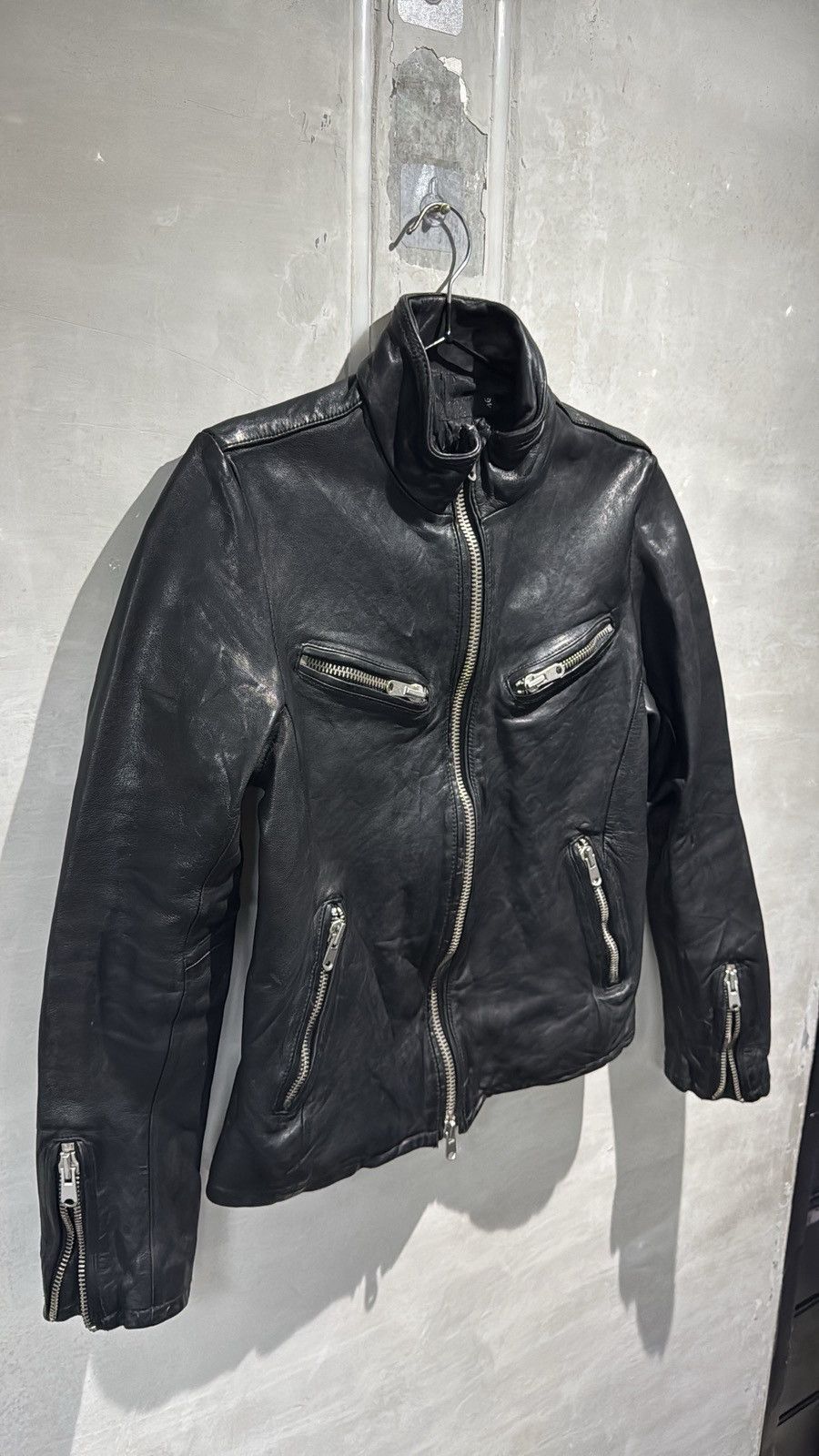GOSTAR DE FUGA Rare Fuga Multi Zip Leather Jacket | Grailed
