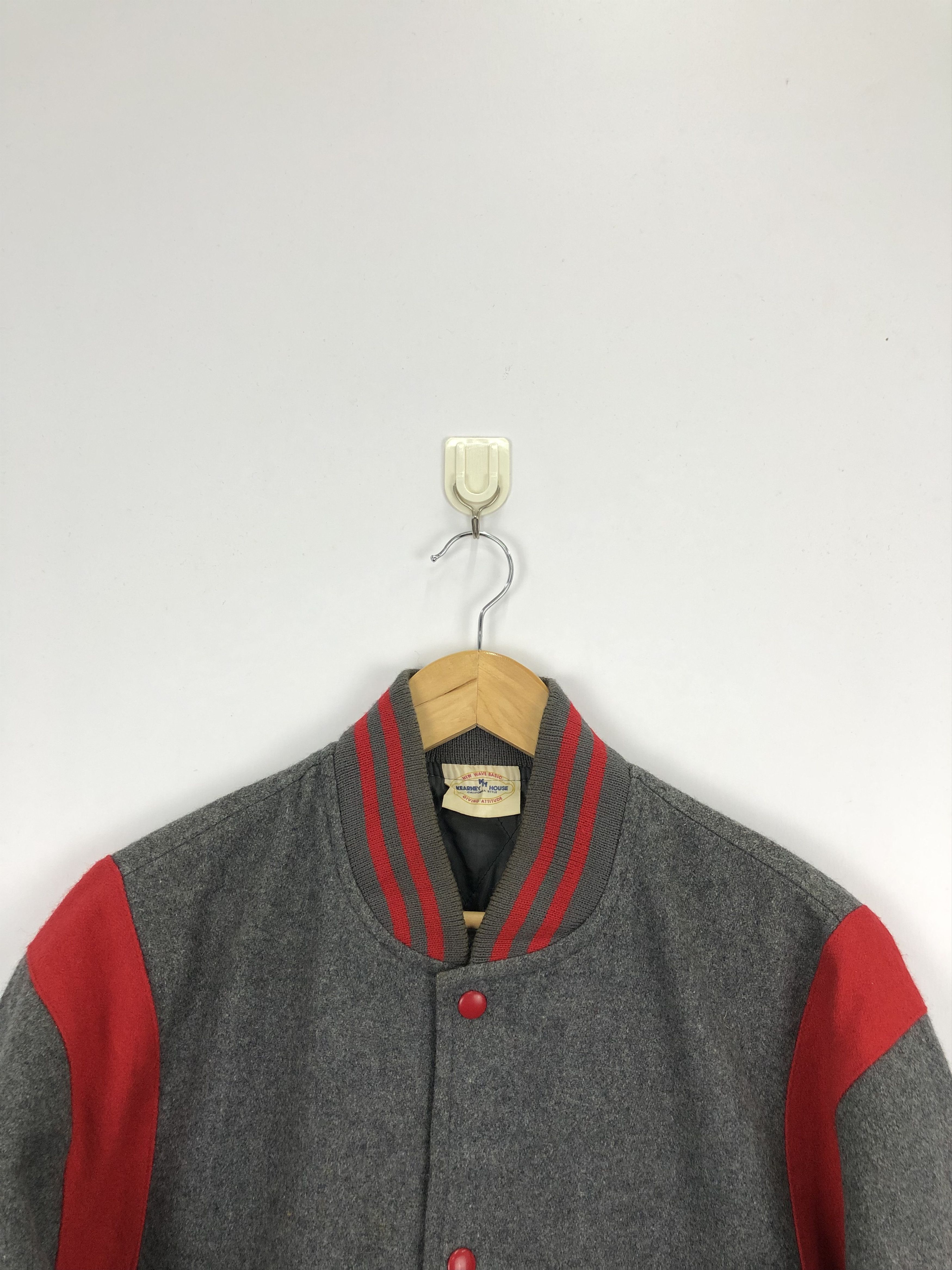 Japanese Brand Vintage 80s Kearney House Wool Varsity Jacket V0304 Size US L / EU 52-54 / 3 - 2 Thumbnail