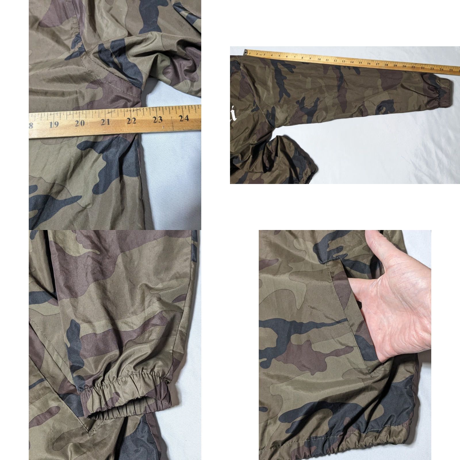 Vintage Molokai Surf Co. CALI Men M Camouflage Lined Windbreaker Jacket Snap Button Size US M / EU 48-50 / 2 - 9 Thumbnail