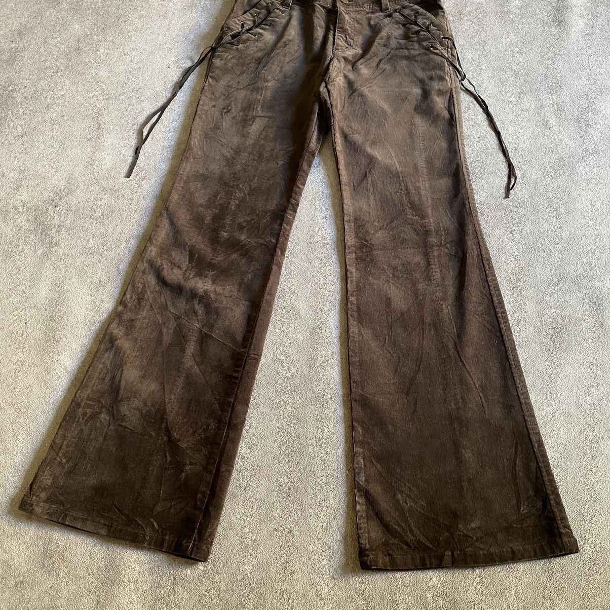 If Six Was Nine 2000s Comme Ca Ism Bondage Flared Pants Size US 28 / EU 44 - 2 Thumbnail