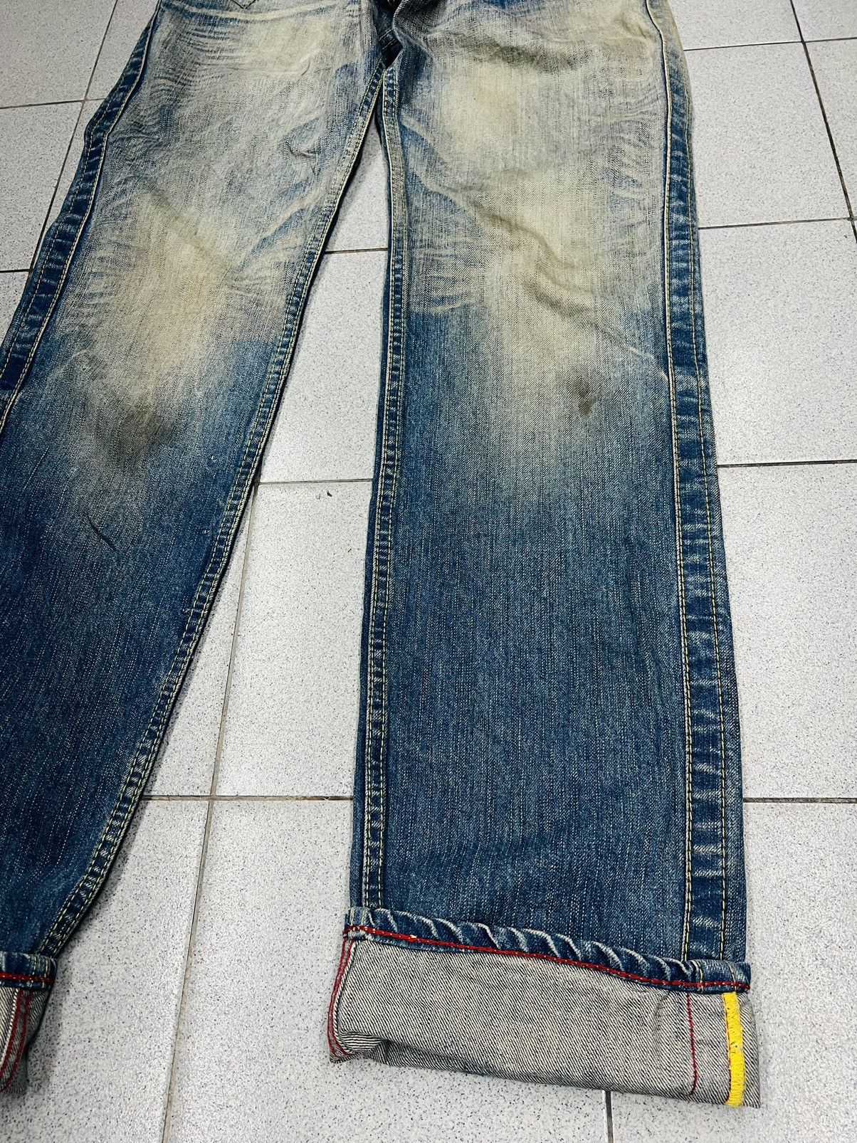 14th Addiction × Beauty Beast × Japan Blue Vintage Blue Way Rusty Flare Denim Size US 30 / EU 46 - 9 Thumbnail