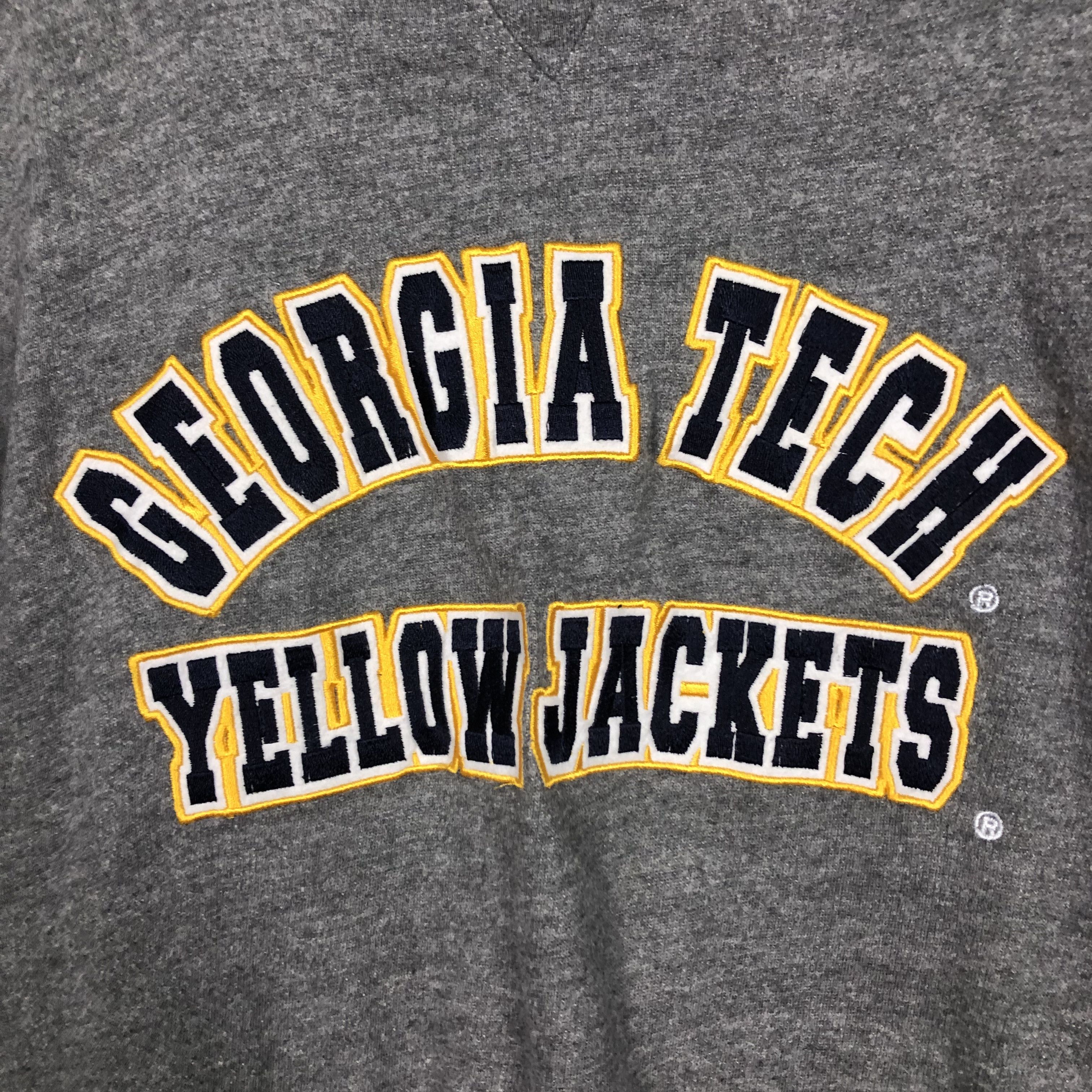 Japanese Brand 📌Vintage Sweatshirt Rich Grey Georgia Tech Big Logo Size US M / EU 48-50 / 2 - 13 Thumbnail