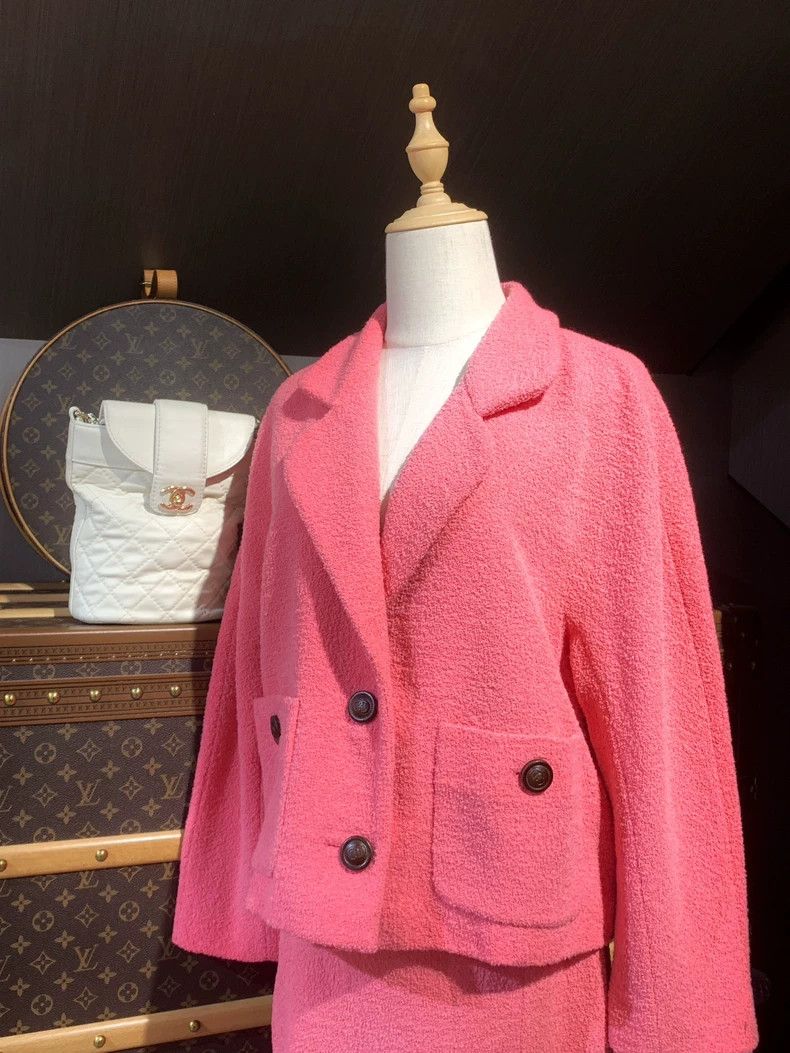 Gucci GucciPink tweed lapel suit Size XS / US 0-2 / IT 36-38 - 3 Thumbnail