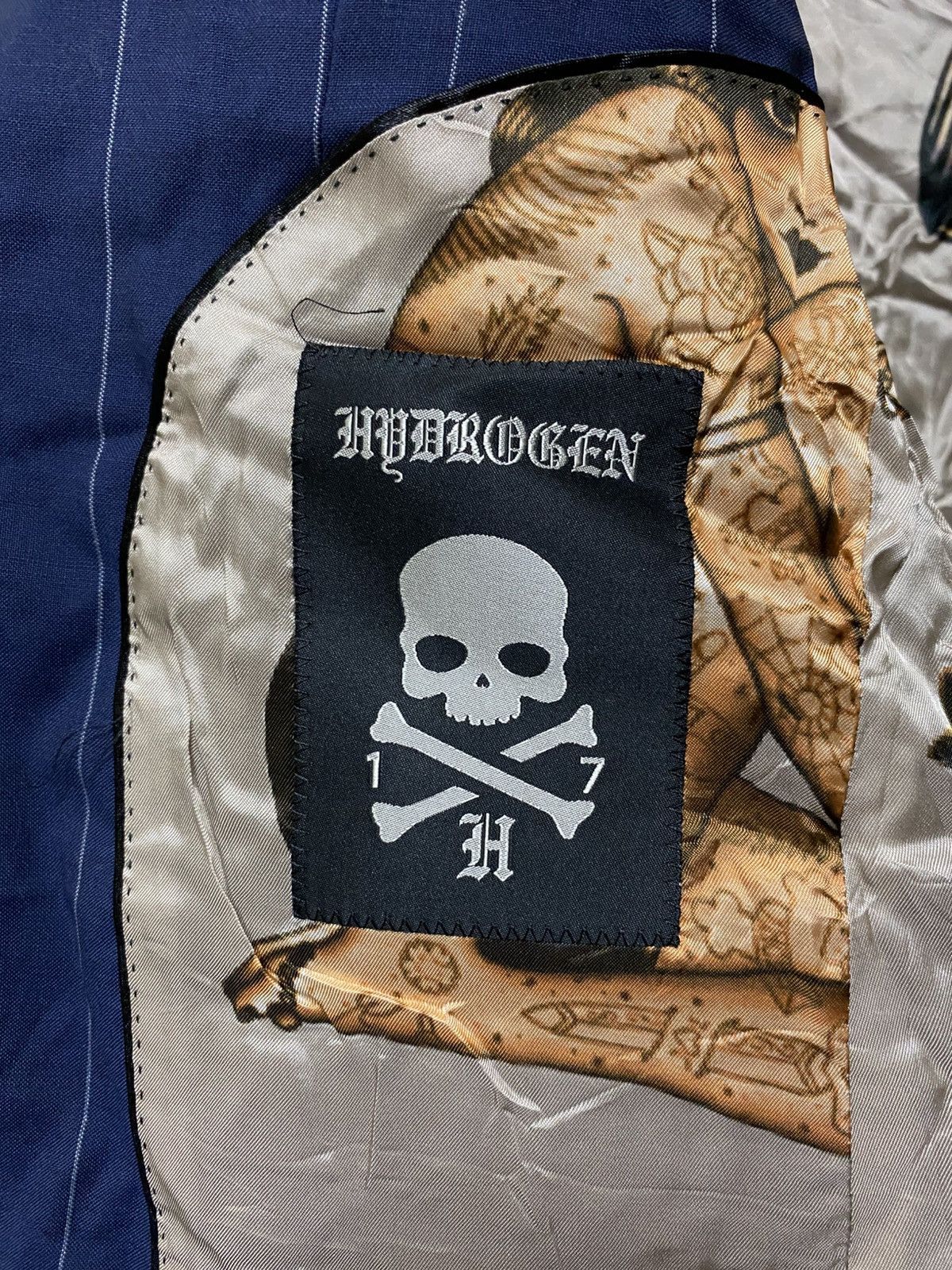 HYDROGEN × Le Grande Bleu (L.G.B.) × Luigi Bianchi Luigi Biachi Mantova hydrogen blazer jacket Size 48R - 7 Thumbnail