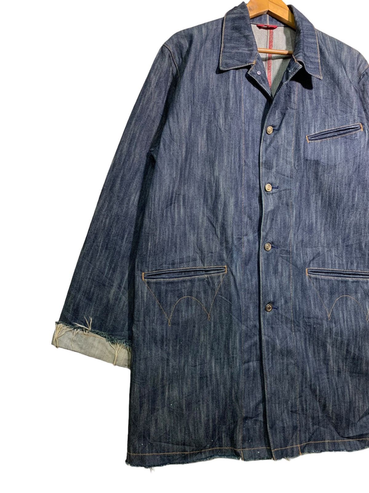 Edwin 🔥EDWIN DENIM JACKETS DARKBLUE Size US L / EU 52-54 / 3 - 2 Thumbnail